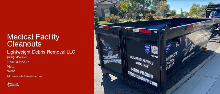 Medical Facility Cleanouts
