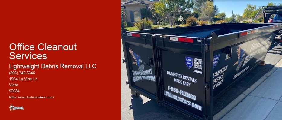 Office Cleanout Services