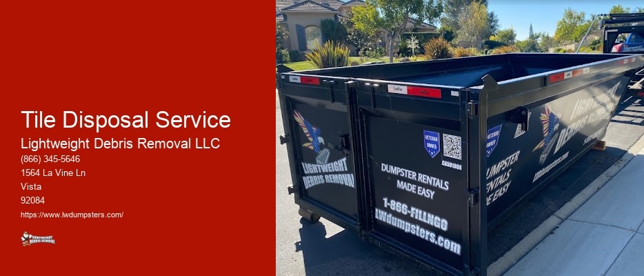 Tile Disposal Service